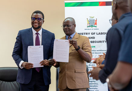 Signature of First MOU in Africa