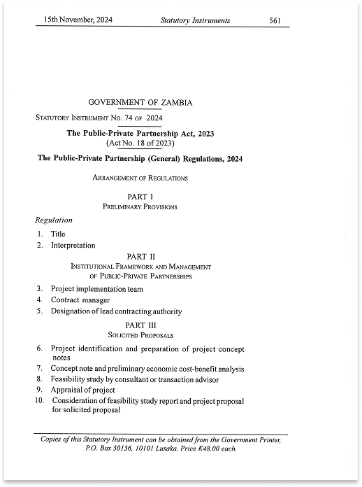 Supporting Zambia’s Investment Climate